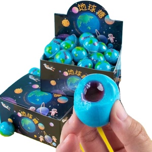 Trung quốc kẹo Nhà cung cấp tùy chỉnh Halal ngọt trái cây trái đất hành tinh Gummy Kẹo với mứt bên trong - Product Image 1