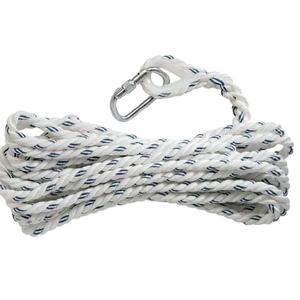 เชือกนิรภัยแบบดึงกลับอัตโนมัติ Delta Plus ความยาว 100 เมตร ทำจากโพลีเอไมด์และสแตนเลส ขนาด 14 มม. ความแข็งแรงสูง สำหรับป้องกันการตกจากที่สูง - Product Image 1