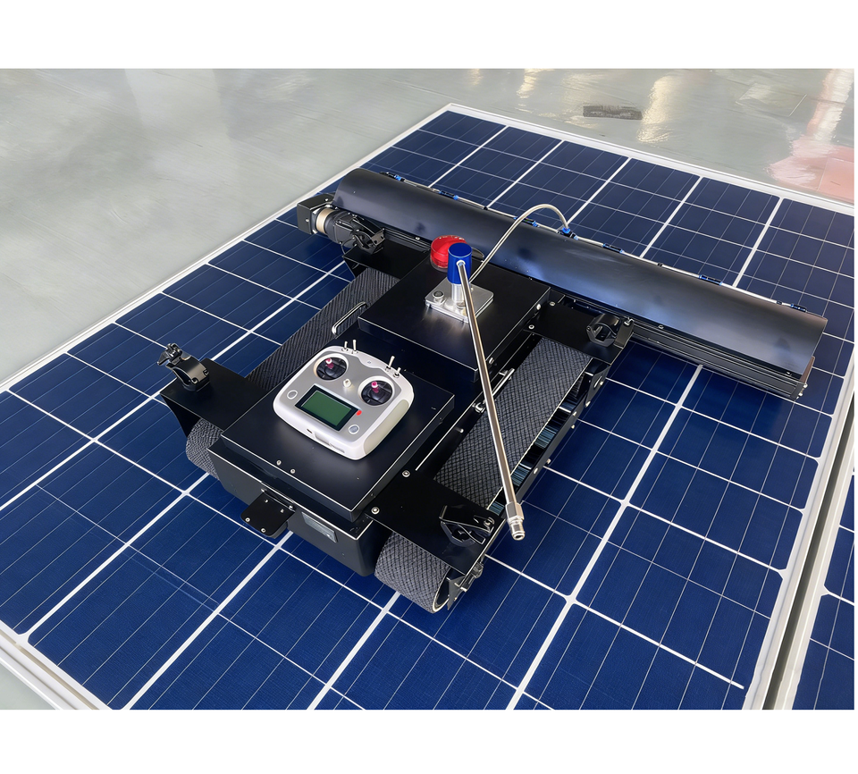 Solar Panel Cleaning Robot Remote Control Photovoltaic Panel Cleaning ...