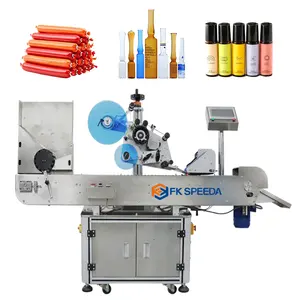 Fk807 Goede Stabiliteit Automatische 3Ml 5Ml 10Ml Ampul Flesje Siroop Bloed Test Buis Sticker Etiketteermachine