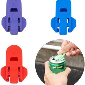 Abrelatas Manual de Seguridad con un Solo Toque, Abrelatas de Mano con Borde Liso, Agarrador de Frascos de Plástico Ecológico, Funciona con Batería - Product Image 2