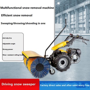 Small Snow Thrower Hand <b>Walk</b>-Behind Hydraulic Snowplow <b>Machine</b> Small Snow Thrower - Product Image 5