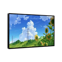 Pantalla LCD de Pared HONGNUO de 32-70 Pulgadas, Vidrio Templado, Aleación, Ángulo de Visión Amplio de 169°, Pantalla Digital Interior para Publicidad