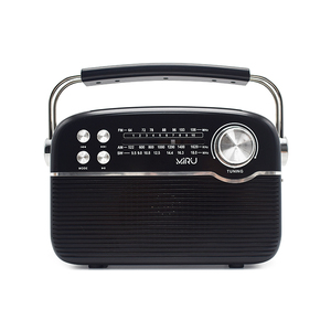 Radios Portátiles Multibanda Retro Clásicos con Pantalla Clara, Linterna, Altavoz Integrado, Energía Solar, Reproductor USB SD MP3 para el Hogar y Exteriores - Product Image 1