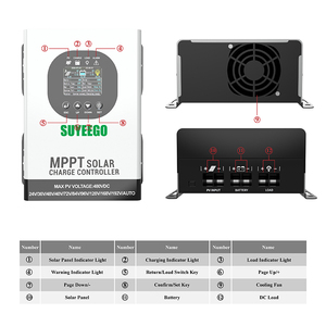 Suyeego <span class=keywords><strong>60</strong></span> 120 <span class=keywords><strong>amp</strong></span> <span class=keywords><strong>MPPT</strong></span> 480vdc 24-192V điện áp cao năng lượng mặt trời charge <span class=keywords><strong>controller</strong></span> với wifi tùy chọn - Product Image 3