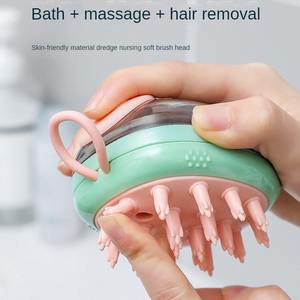 Cepillo de Ducha para Mascotas Soft Gold, Cepillo de Baño para Animales Pequeños, Suministros de Limpieza, Peine de Masaje para Perros - Product Image 2