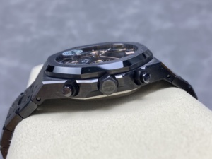 Reloj Mecánico de Lujo, Super Calidad, Resistente al Agua, 41mm, Fábrica APS, Movimiento 4401, 26240, Audemars Chrono, Cerámica Negra - Product Image 4