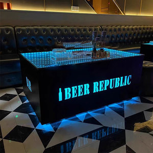 Muebles de acero inoxidable para discoteca, juego de sofá KTV Hookah Lounge, piezas de <span class=keywords><strong>centro</strong></span> de mesa de <span class=keywords><strong>Bar</strong></span> para uso en Club Hotel <span class=keywords><strong>Bar</strong></span> - Product Image 3
