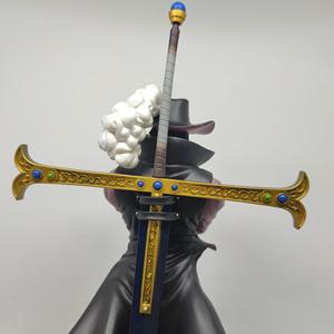 23cm 0ne Pièce <span class=keywords><strong>Dracule</strong></span> <span class=keywords><strong>Mihawk</strong></span> Avec 2 Têtes Manga Collection Figurine Modèle Poupée PVC Anime Figure Statues Jouets pour Enfants - Product Image 4