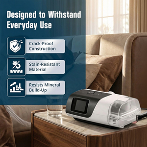 Cámara de <span class=keywords><strong>Agua</strong></span> de Repuesto S11 para Humidificador CPAP, Plástico de Grado Alimenticio Libre de BPA, Tanque de <span class=keywords><strong>Agua</strong></span> Duradero a Prueba de Fugas, Fácil de Limpiar, para <span class=keywords><strong>Apnea</strong></span> del Sueño - Product Image 5