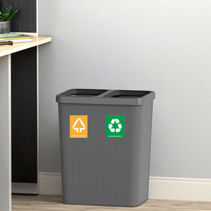 <span class=keywords><strong>Petite</strong></span> <span class=keywords><strong>poubelle</strong></span> <span class=keywords><strong>de</strong></span> salle <span class=keywords><strong>de</strong></span> bain <span class=keywords><strong>Poubelle</strong></span> mince <span class=keywords><strong>de</strong></span> 2.1 gallons Séparation sèche et humide Bacs <span class=keywords><strong>de</strong></span> <span class=keywords><strong>tri</strong></span> des déchets - Product Image 1