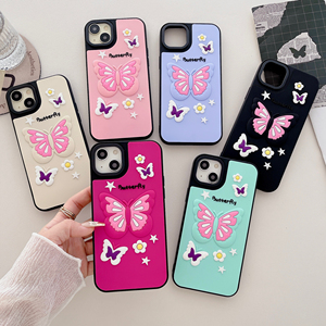 Nuova <span class=keywords><strong>Cover</strong></span> per iPhone in Silicone con Design Floreale a Cartone Animato per iPhone 17 <span class=keywords><strong>Air</strong></span> 11 12 13 14 15 16 17 Pro Max, Antiurto - Product Image 1