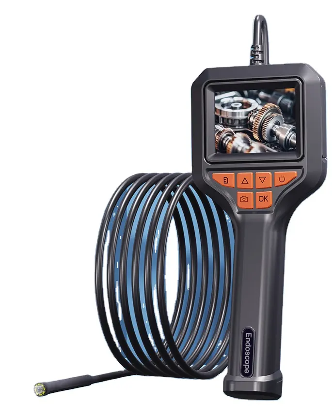 2.8 Inches IPS Videoscope Drain Sewer Pipeline Plumbing Camera Industrial Endoscope Camera Testing Machine Car Repair Borescope