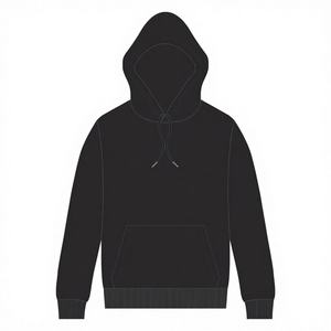 Vente en gros : Sweat à capuche pour homme en coton et polyester, noir, avec appliqué hiver, Sororité Delta Psi Rho, doux et décontracté - Product Image 1