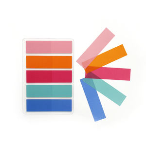 Notes autocollantes transparentes, flèches, tulle coloré, indice collant, 1 pièce - Product Image 6