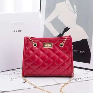 2024 Designer Custom PU Purses <strong>Handbags</strong> Portable Small Square Chain Strap Messenger Tote Bag For Women - Product Image 4