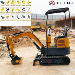 カスタマイズ小型掘削機 1.2トン 強力エンジン ミニショベル ユーロ5 クボタエンジン 多数のアタッチメント付き 住宅改修用 - Product Image 4