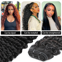 Extensions de cheveux naturels vietnamiens ondulés, double trame, pour femmes, lots en gros