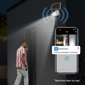 Caméra 4G sans fil de sécurité 4MP, style solaire intelligent pour la maison avec vision nocturne, détection de mouvement et diffusion en temps réel - Product Image 3