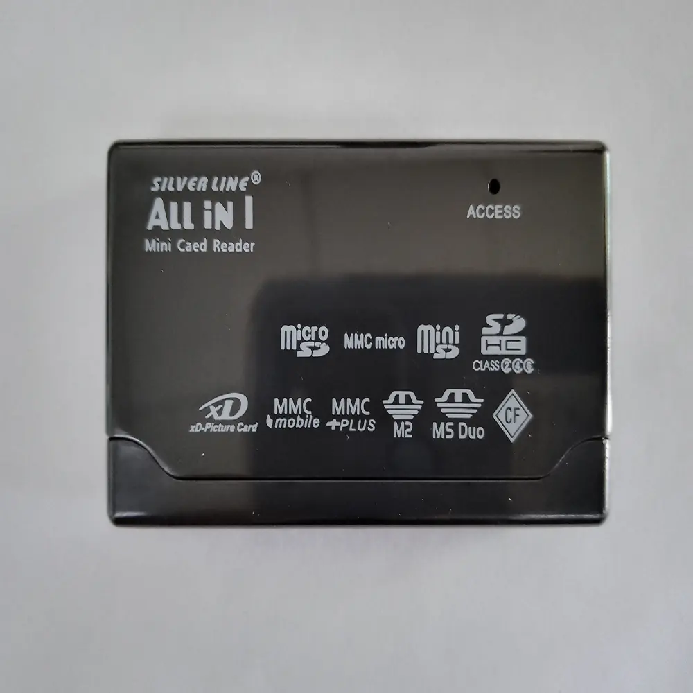 Ceamere – lecteur de carte mémoire Flash CR42 tout-en-un USB 2.0 Micro TF SD MS MMC lecteur de carte à puce en alliage d'aluminium