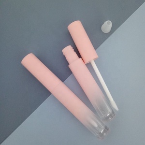 3.5ml luxury gradient black pink empty custom lip balm tube lipgloss tubes containers lip gloss tubes with wands