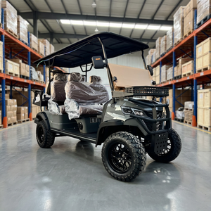 Carrito de Golf WELIFTRICH de Gasolina, Motor de 4 Tiempos, Elevado, 4+2 Pasajeros, 6 Asientos, Estructura de Acero, Frenos de Disco, para Exteriores, 30-50 km/h, 90 km, CE ISO - Product Image 2