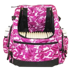 Sac de golf pour disques volants grande capacité, échantillon gratuit, capacité de 25+ disques, avec accessoires pour bouteille d'eau - Product Image 1