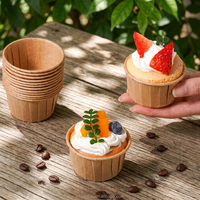 Moules à gâteaux à rebord roulé antiadhésifs et sûrs pour les aliments, résistants à la graisse, pour muffins et cupcakes, vente en gros directe d'usine