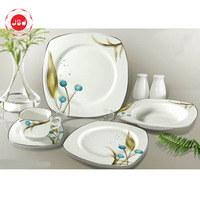 Königliches Bone China Keramik-Porzellan Geschirrset Chinesisches Tafelgeschirr