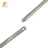 Cuchilla de Corte Automática 801420, 88x5.5x1.5mm, M2 HSS, para Máquina de Corte de Tela Lectra Q25 IX CAD, Repuestos