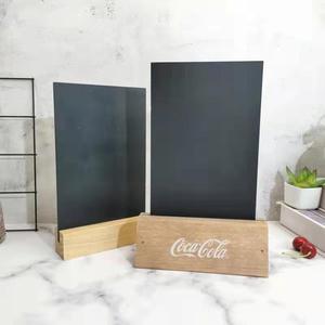 Base de madera para calendario, tablero de exhibición con base de madera maciza, soporte de exhibición para pizarra de escritorio, soporte de madera de haya, pizarra pequeña - Product Image 3