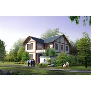 Villa Prefabricada con Estructura de Acero Ligero, Estilo Chino, Solución Integral para Proyectos, Instalación In Situ, Resistencia al Viento de 121+ mph, Sin Clasificación - Product Image 4