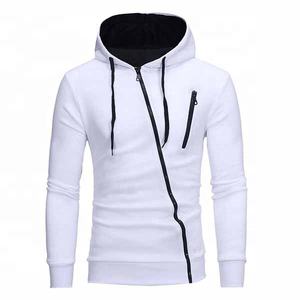 Service OEM, nouveauté, vêtements pour hommes de coupe régulière à manches longues avec fermeture éclair latérale à la mode, sweatshirts à capuche respirants - Product Image 1
