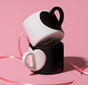 Wholesale 2026 New Heart Handle Mug, Customizable INS Style <b>Ceramic</b> Coffee <b>Cup</b> for Bulk Orders - Product Image 4