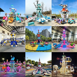 Manèges multi-styles à commande automatique : Robot, Fusée, Cygne, Navire spatial, Manèges rotatifs auto-suspendus pour parcs familiaux <span class=keywords><strong>de</strong></span> tous âges - Product Image 6