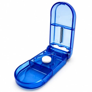 Cortador de Pastillas y Divisor de Tabletas 2 en 1, Mini Estuche Multifuncional para Almacenamiento de Medicamentos, Precio de Fábrica - Product Image 1