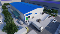 Diseño de Nave Industrial Prefabricada con Estructura de Acero para Ecuador, Construcción de Estructura de Acero Ligero, Planos de Fábrica, Precio Competitivo