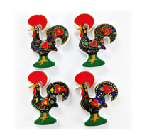 Aimant de réfrigérateur en résine Barcelos Rooster, art populaire portugais, souvenir touristique, cadeau