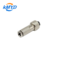 Connecteur circulaire industriel étanche IP67 12G avec contact en laiton pour armoire de commande PLC, affichage LED et éclairage de scène