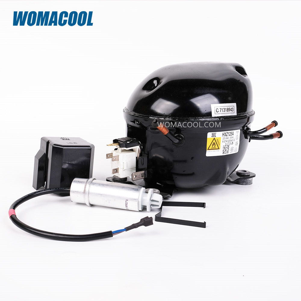 Zanussi ZEL HXZ125A 220-240V R600A 1/6HP Refrigerator Compressor