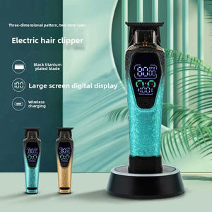 Recortadora de Pelo Inalámbrica Profesional, Carcasa de Aleación de Aluminio, Cuchillas de Acero Inoxidable, Batería de 2500 mAh, Diseño Degradado - Product Image 2