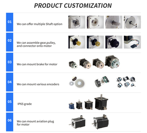 Primopal Tiny 14*14 mét 2 giai đoạn tốc độ cao nhỏ DC động cơ bước Mini NEMA 6 lai động cơ bước cho CNC - Product Image 5