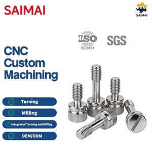 สกรูหัว M2สกรูแบบมีร่องสำหรับขันให้แน่นสกรูหัวน็อตยึดน็อตสกรูยึดแบบมีสกรูหัวน็อตยึด CNC 304/M3/M4/M5/M6/M8ราคาโรงงานโดยตรง - Product Image 1