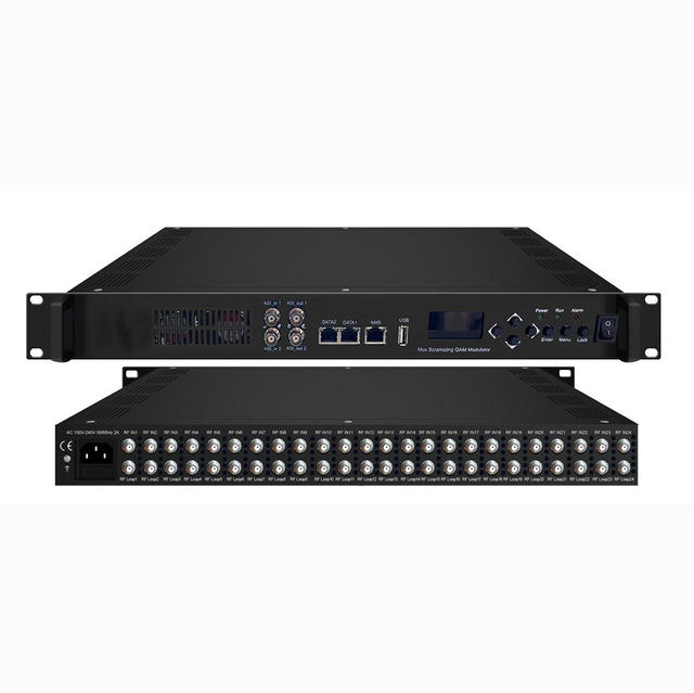 DVB-S/S2/S2X C/T/T2/ISDB-T Tuner IP/ASI Ipgateway Receiver NDS3508B-24NDS3508B RJ45/USB Ports AC 100-240V Rack Mount 5-Year