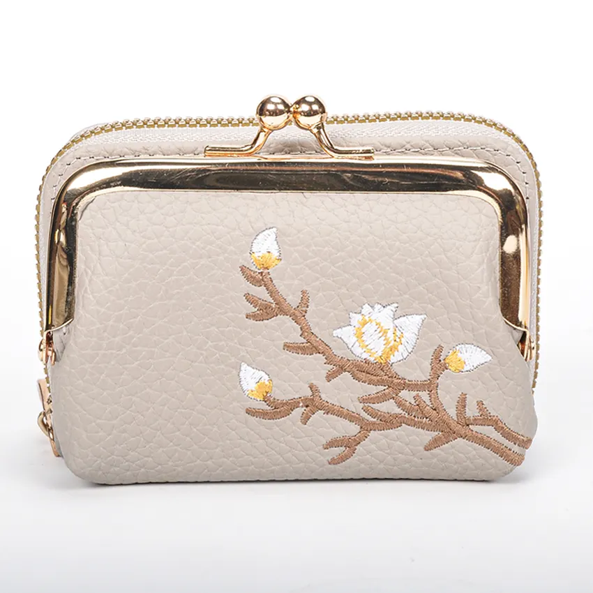 女性用マルチカードIDバッグ分離可能なオルガンカードバッグ刺Embroidery女性用バッグと財布