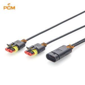 Cabo Distribuidor Y AMP SuperSeal 3 Vias TE 282105-1 para 282087-1 para Carro, Barco, Máquinas Agrícolas, Veículos e Luzes LED - Product Image 6