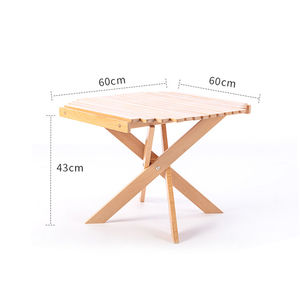 Mesa Plegable Portátil de Madera para Picnic y Camping - Product Image 3