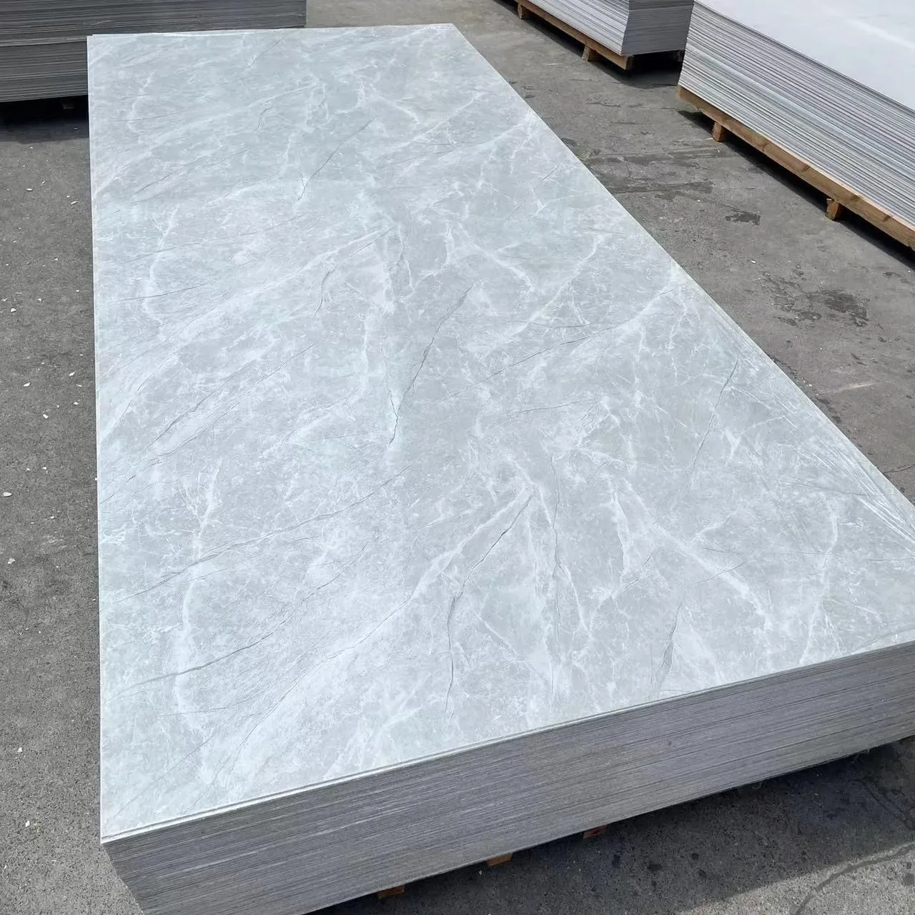 Waterproof 2mm/3mm 4*8 1220*2440mm Interior Decorative Pvc Uv Marble Sheet Board