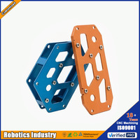 Module robotique, plaque de connexion creuse en aluminium, pièce structurelle usinée CNC de précision pour systèmes robotiques