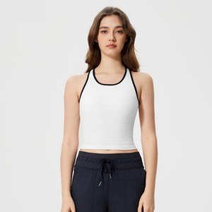 Женские спортивные топы без рукавов, дышащие майки для занятий йогой, для тренировок - Product Image 3